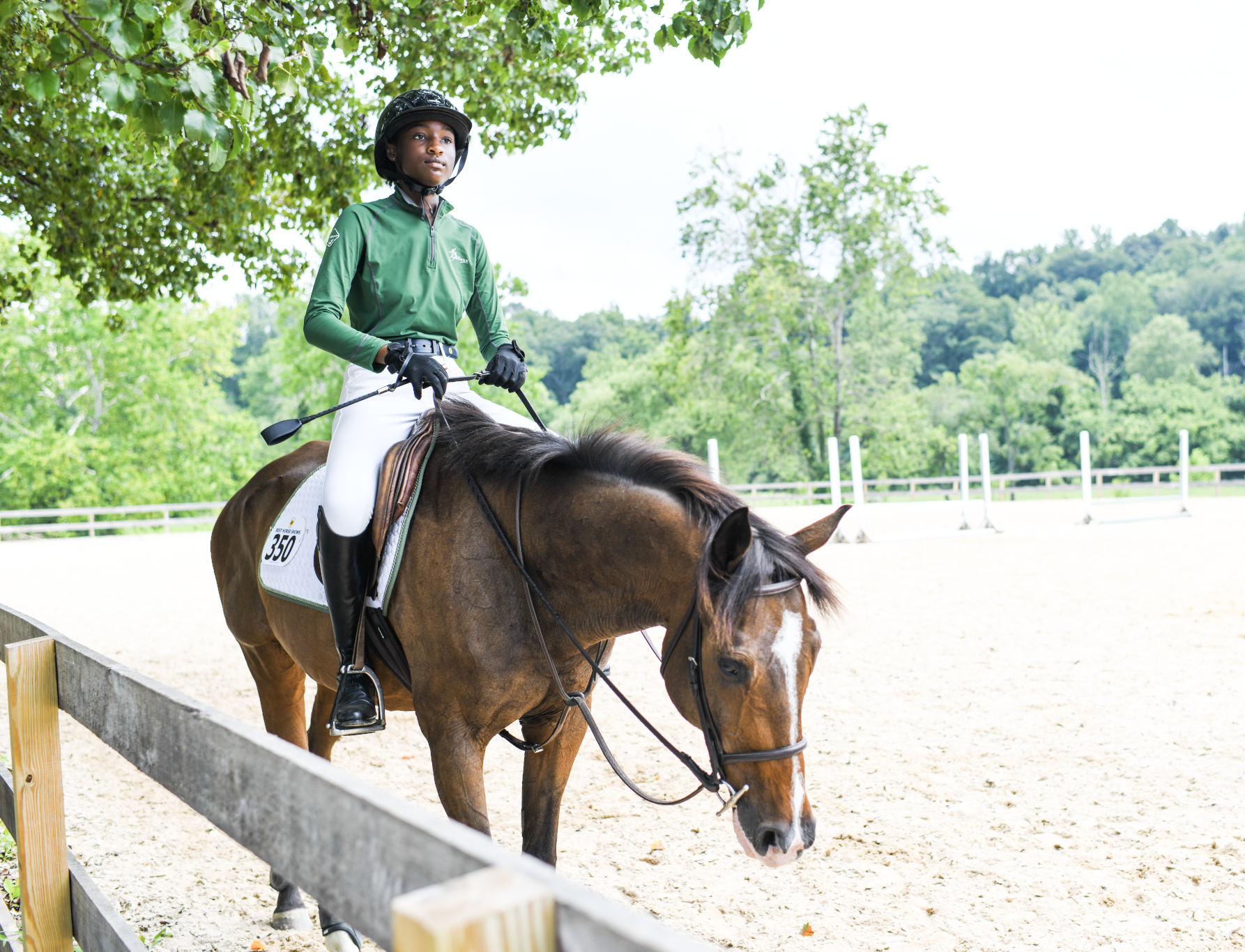 A Young Equestrian: Nia Muhammad