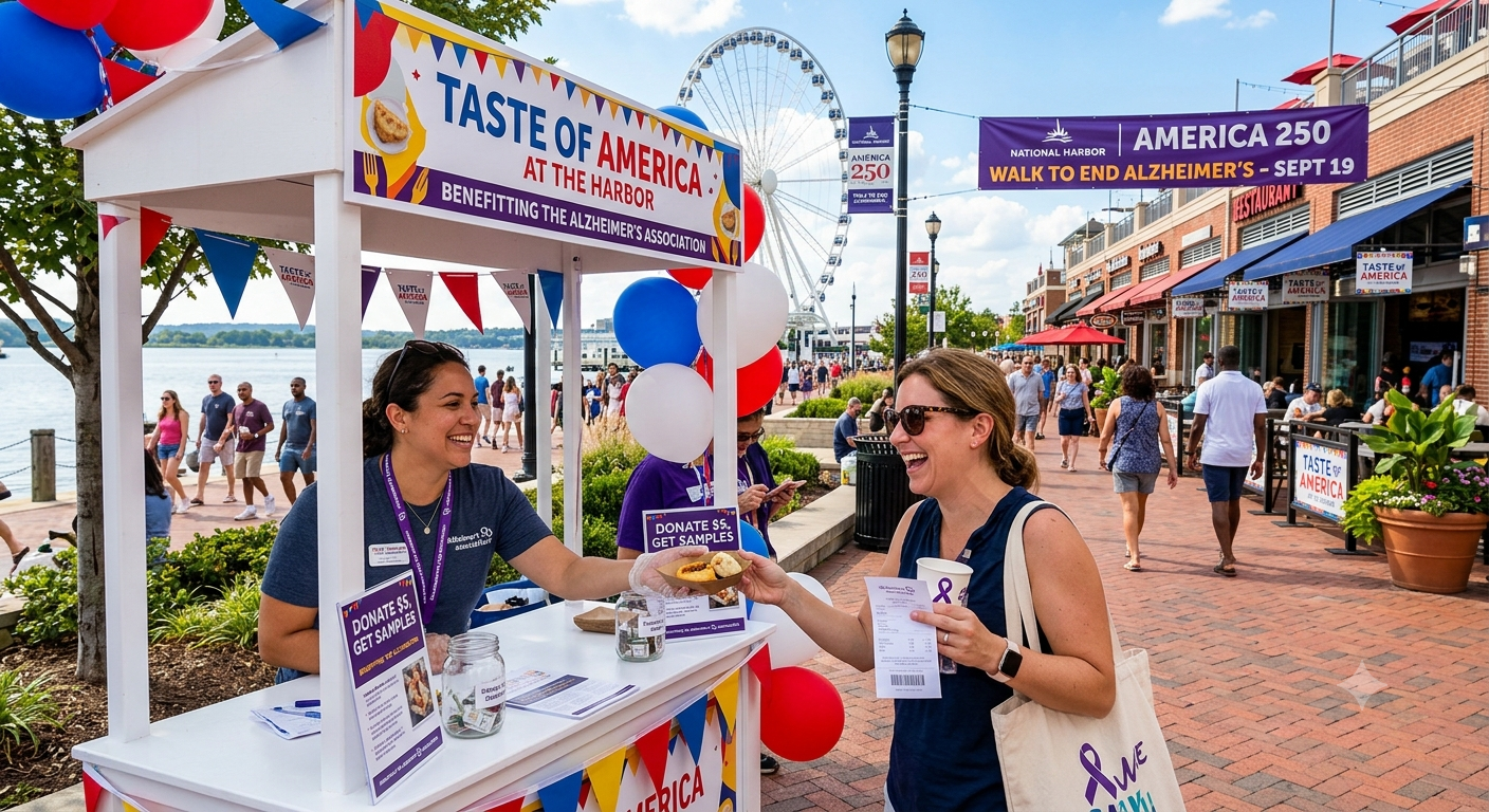 Savor the Flavor, Support the Cause: National Harbor Hosts ‘Taste of America’ to Fight Alzheimer’s